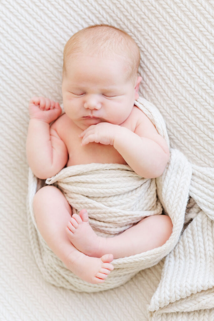 studio newborn session